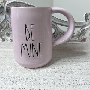RAE DUNN "BE MINE" Ceramic Mug w/ Chunky Handle - NEW